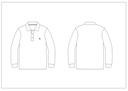 Polo Shirt L.S. White (2-16)