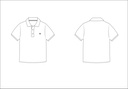 Polo Shirt S.S. White - RB (2-18)