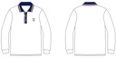 Polo Shirt L..S (White)  