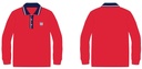 Polo Shirt L.S adult sizes (Red)