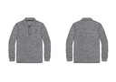 Polo Shirt  L .S  (Grey )