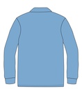 Polo Shirt  L .S  (Light Blue )