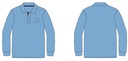Polo Shirt  L .S  (Light Blue )