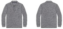 Polo Shirt  L.S  (adult Sizes) (Grey )