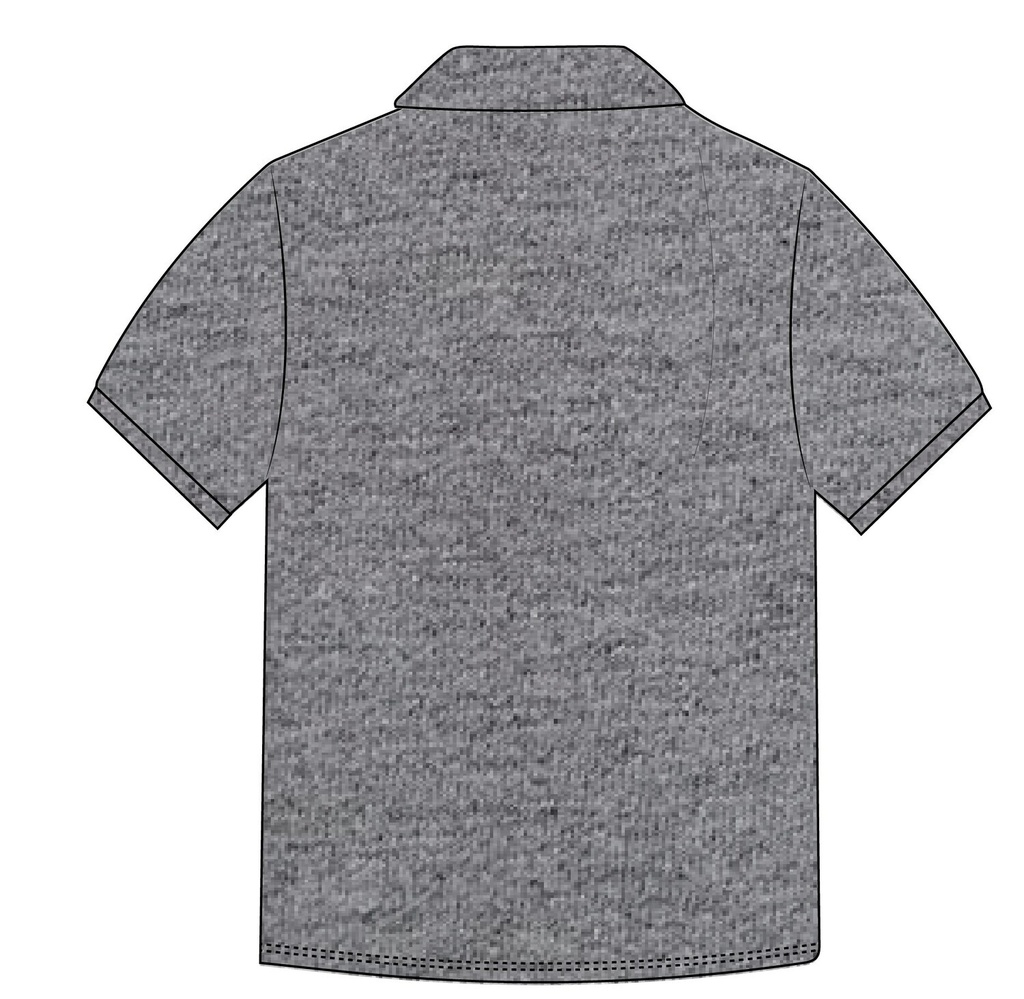 Polo Shirt S.Sleeve (adult Sizes) (Grey )  