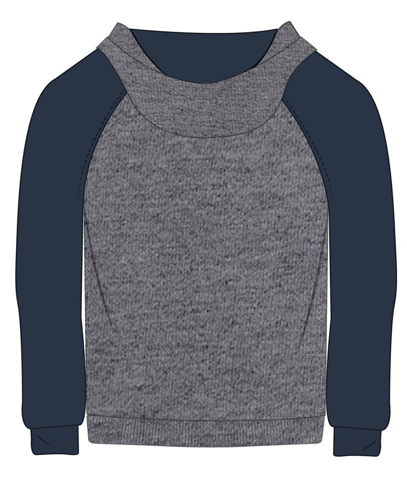 Sweat Shirt  (Grey* Indigo)