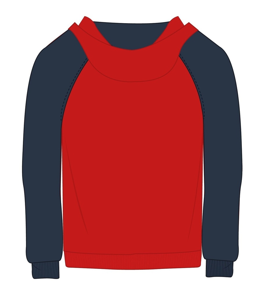 Sweat Shirt  (Red *Indigo )