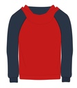 Sweat Shirt  (Red *Indigo )