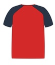 T-Shirt  S.S (Red & indigo)