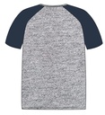 T-Shirt Short Sleeve (Grey & indigo)  