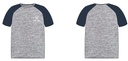 T-Shirt Short Sleeve (Grey & indigo)  