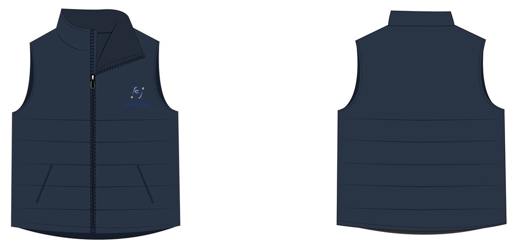 Waterproof  Vest (Navy)