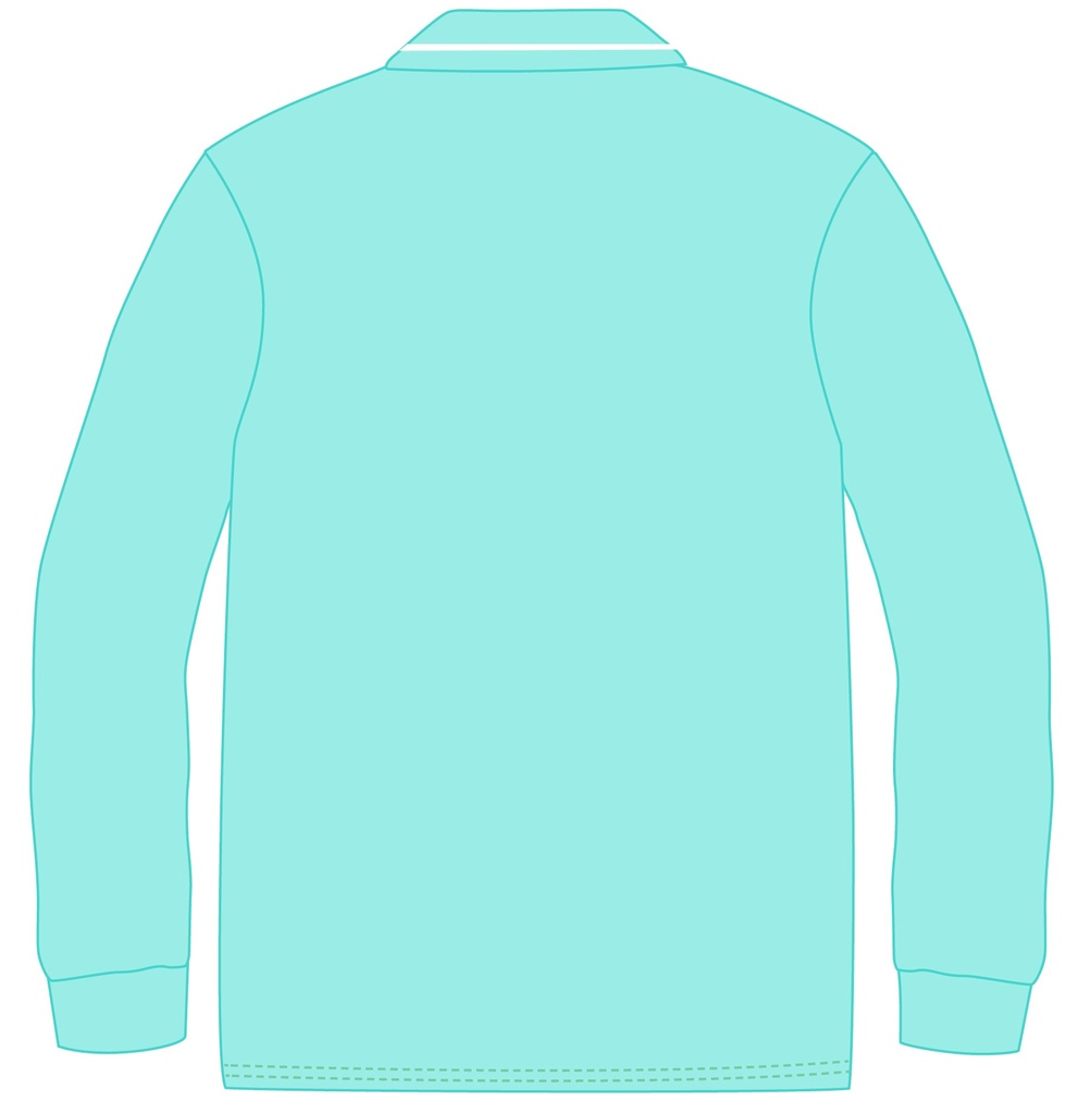Polo Shirt  L.S (Turquoise )تركواز