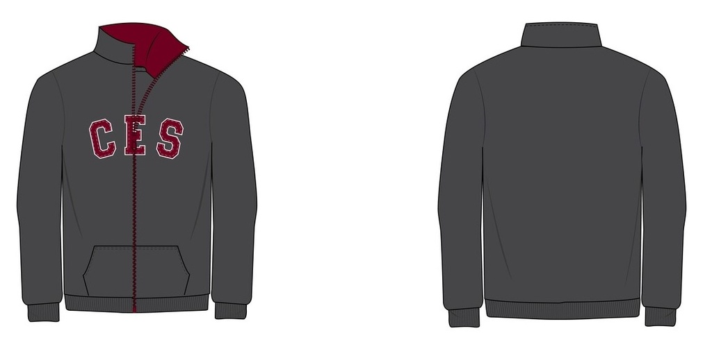 PE Jacket adult sizes (XS-4XL)