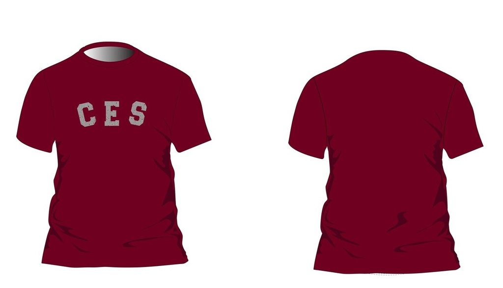 PE T-Shirt  S.S (Burgundy)