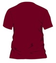 PE T-Shirt S.S (adult sizes)(Burgundy)