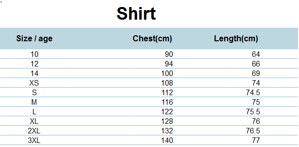 Boy's Shirt  Short Sleeve (XS -3XL adult Sizes)(Blue)  