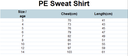 PE Sweat Shirt (Grey) ( 3 - 14 )