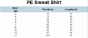 Sweat Shirt (Grey)( adult Sizes)