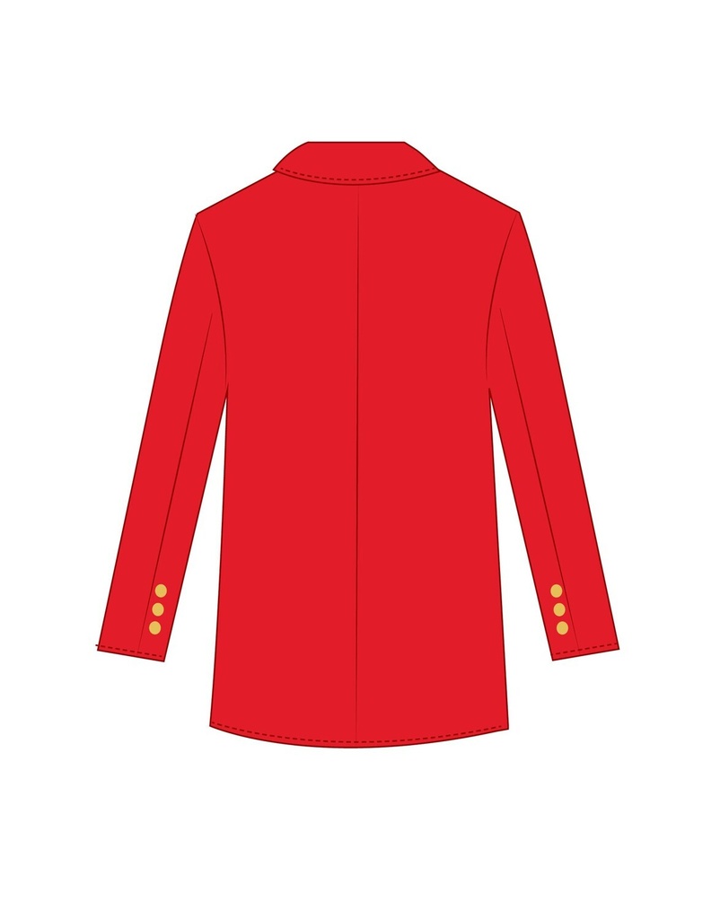 Girls Coat (Red )  (2-14) FS1-Yr 4