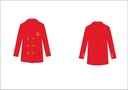 Girls Coat (Red )  (2-14) FS1-Yr 4