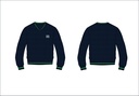Pullover Navy x Green adult sizes (XS-4XL) Yr5-Yr9