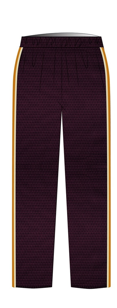 PE Trouser (Burgundy)   (Close Mesh)