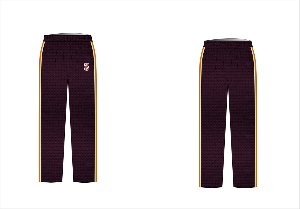 PE Trouser (Burgundy)   (Close Mesh)