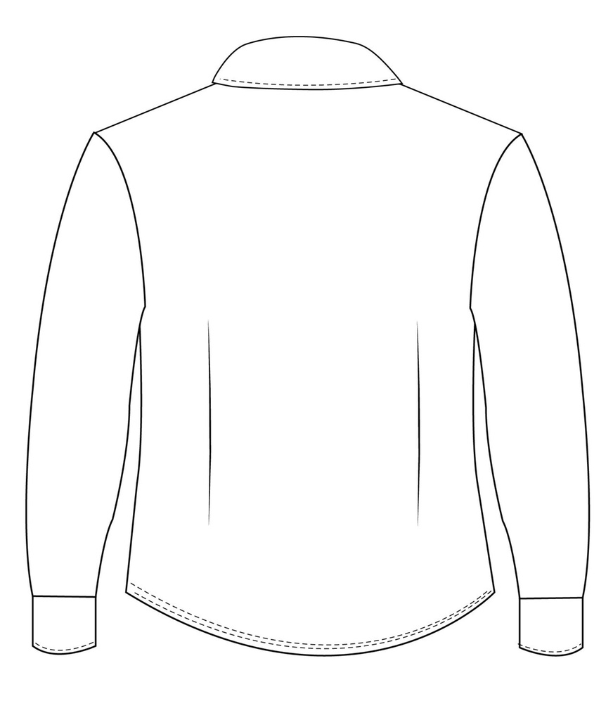 Blouse Long Sleeve (White)  