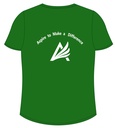 House T-Shirt S.S. Green adult sizes (XS-3XL)