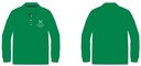 Polo Shirt L.S. Dark Green adult sizes (XS-2XL)