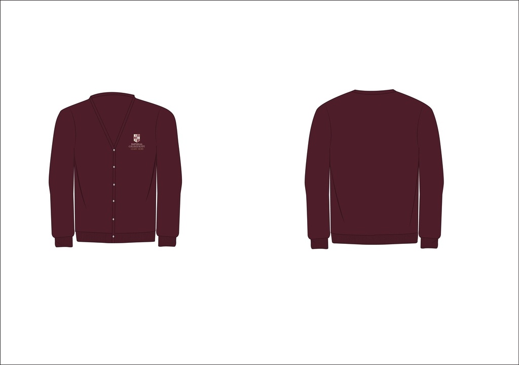 Cardigan (burgundy)  