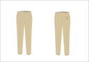 Girls Trouser (size XS- 2XL)(Beige)  