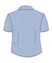 Blouse S.S(XS-3XL adult Sizes)(Blue)  