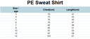 PE Hoodie (12-14)and adult sizes(XS-L)(Dark Blue)