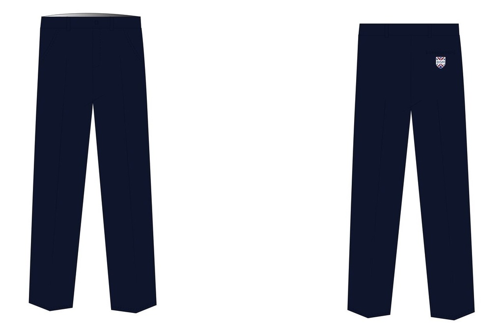 Boys Trouser (XS-3XL adult Sizes) (Navy)  