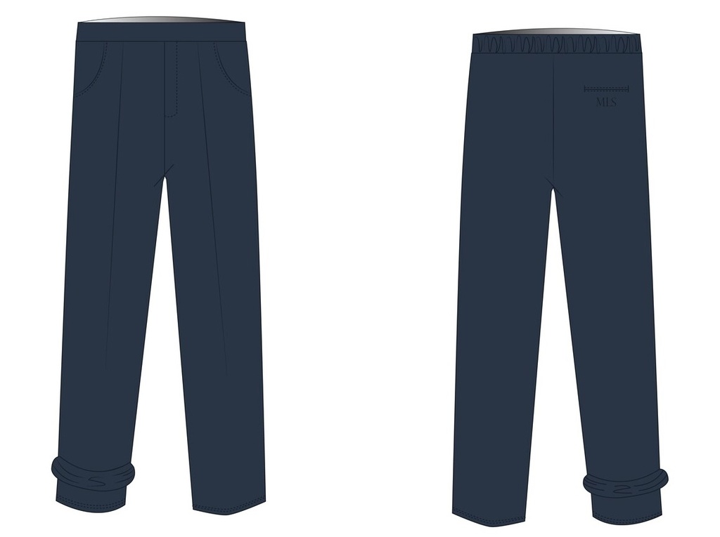 Fully Lined Trouser (Indigo)  