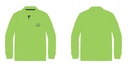 Polo Shirt  L .S (adult sizes)(Green)