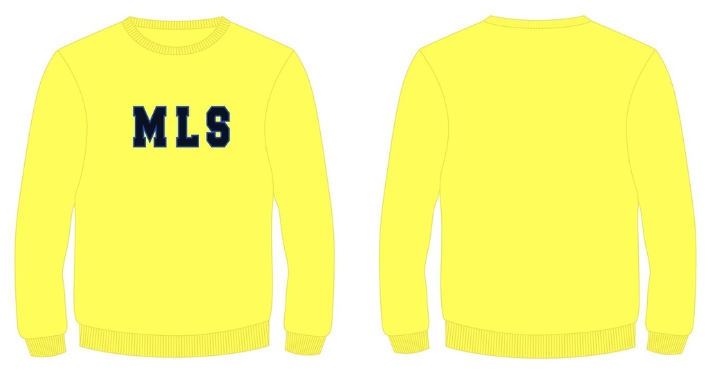 Sweat Shirt (XS -3XL adult Sizes) (Yellow )