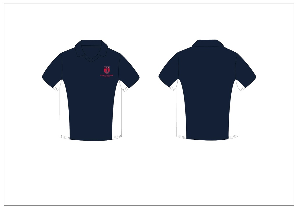 PE T-Shirt S.S.  Navy * White