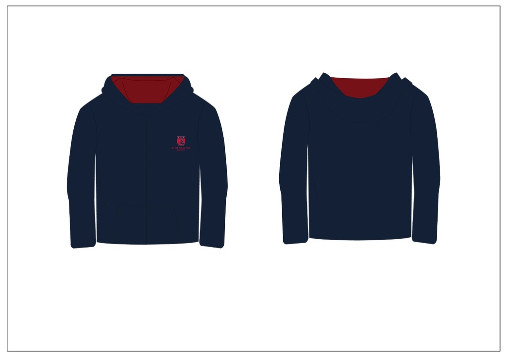 PE Jacket Navy (2-14)and adult sizes (XS-XL)