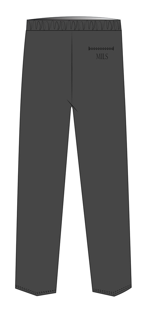 Elastic Waist Trouser ( grey)