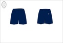 Shorts Elastic Waist Navy (2-7)