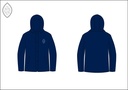 Coat Waterproof Unisex Navy