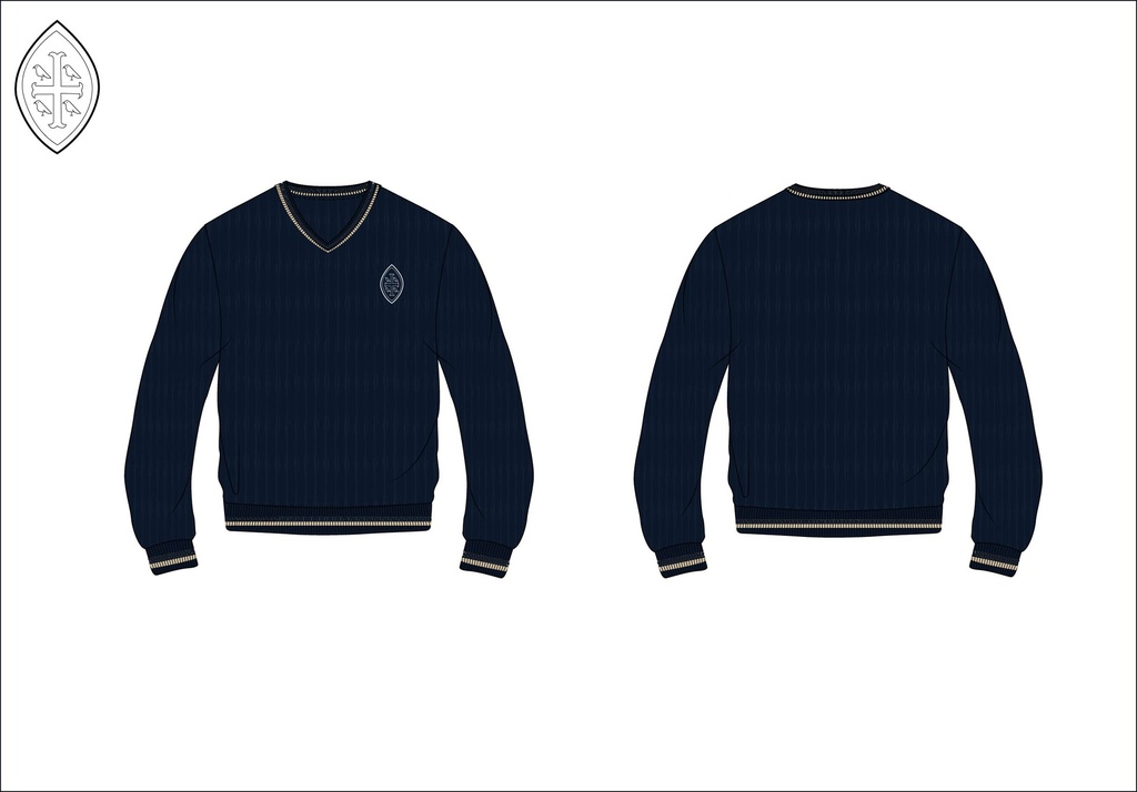 Pullover Navy (2-14) and adult sizes (XS-S)