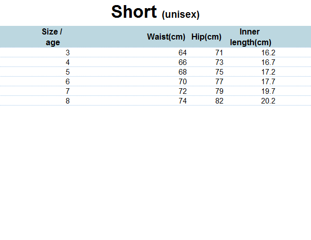 Short  with elastic waistband (Grey)