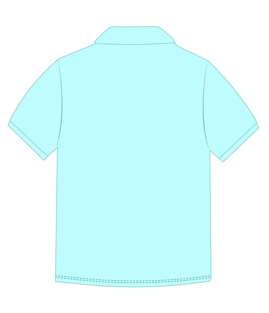 Polo Shirt  S .S (Light Turquoise )  Fr.