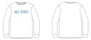 T- Shirt   L. S (White * Turquoise)  Fr.