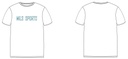 T- Shirt  S . S  (White * Turquoise) Fr.