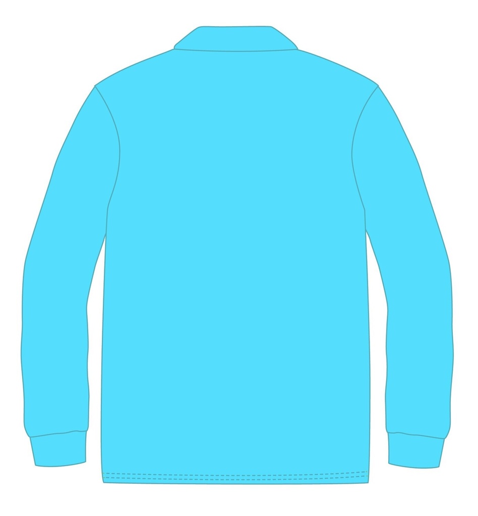 Polo Shirt L. S(Turquoise )  Fr.